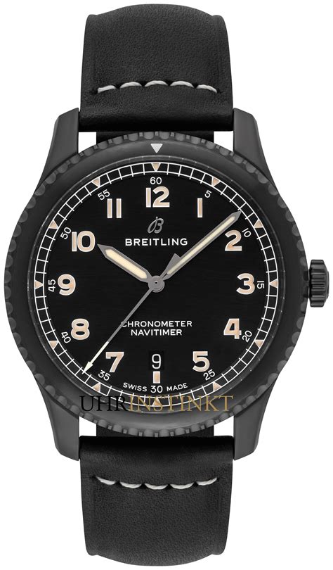 breitling navitimer 8 41 black steel|breitling navitimer discount.